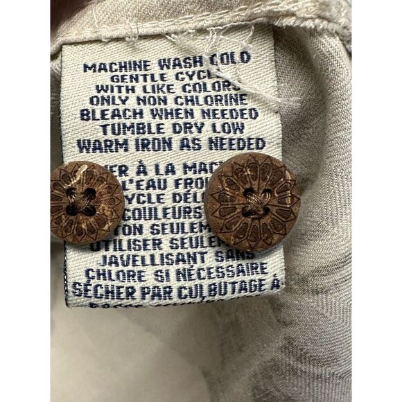 Caribbean Joe 100% Silk Men Button Up SS Shirt Size M EUC Beach Festival - Picture 4 of 6